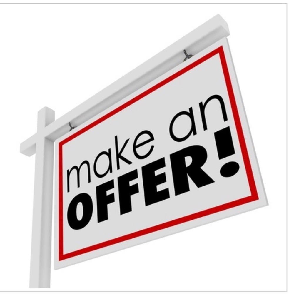 Make Offers!! You never know😉